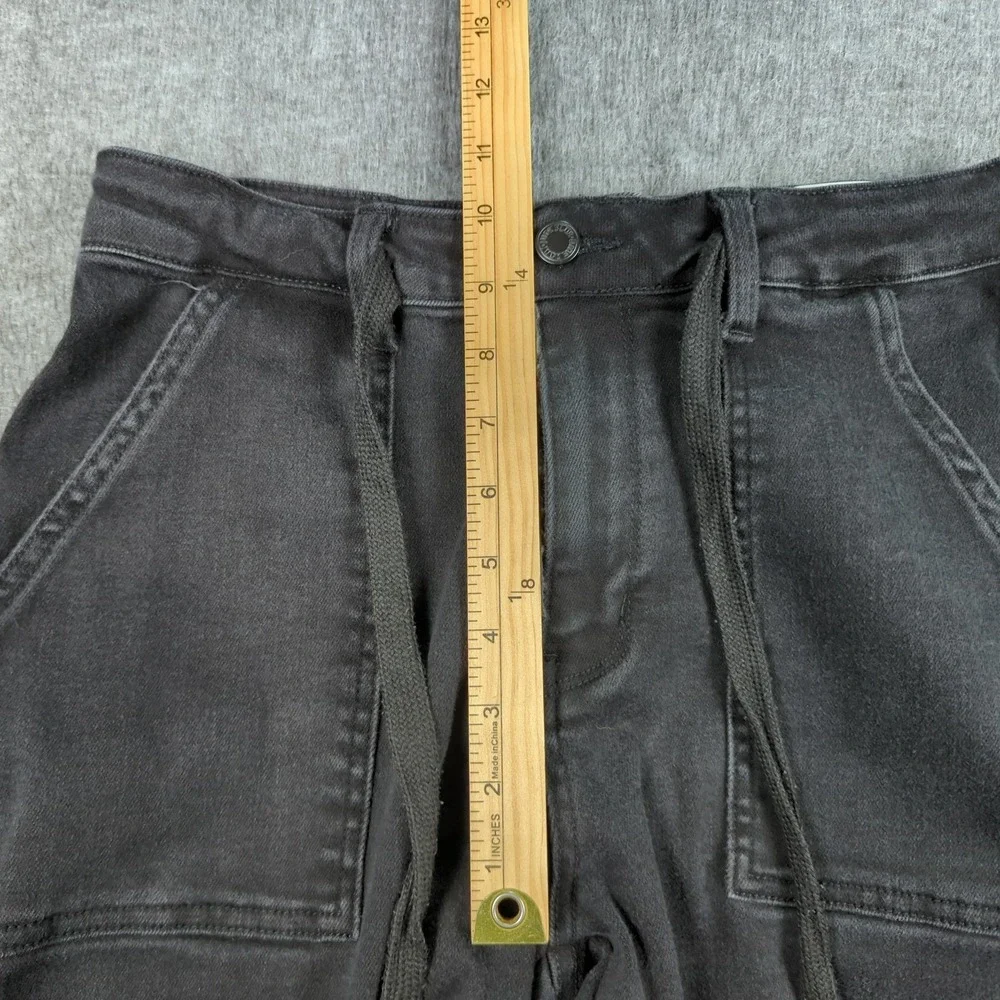 Judy Blue Jeans Womens‎ 28 Black Joggers High Rise Casual Tapered